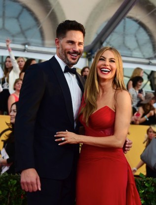 Sofia Vergara with her current fiance,  Joe Mangeniello. Photo: Getty