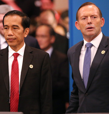 Indoensian President Widodo and Prime Minster Abbott.