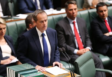 Bill Shorten's Labor Party holds a strong lead.