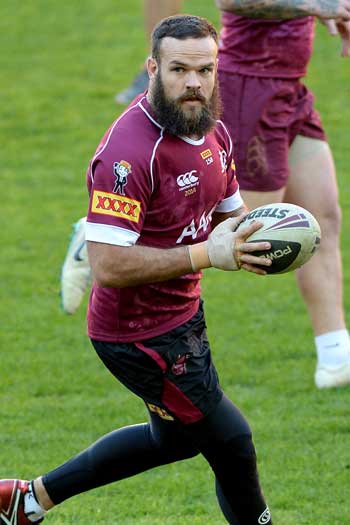 Will a poor performance cost Nate Myles his place? Photo: Getty