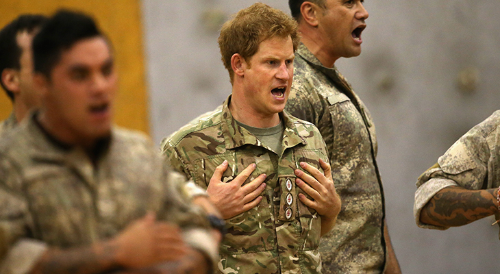 Captain Wales was quick to pick up the moves. Photo: Getty.