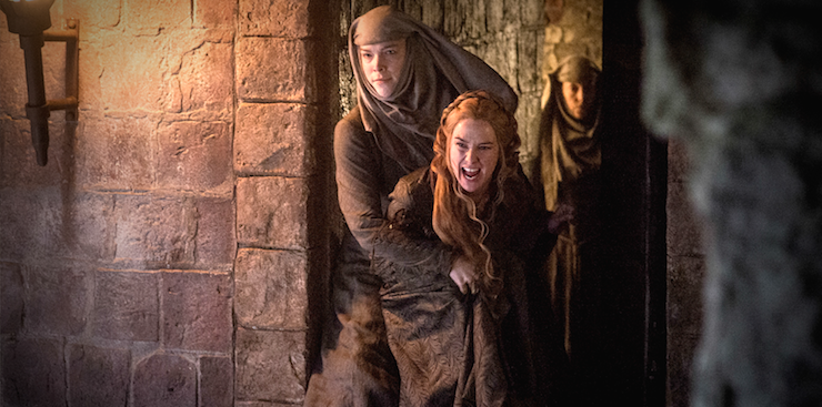 Cersei Lannister can dish the justice, but she can't take it.