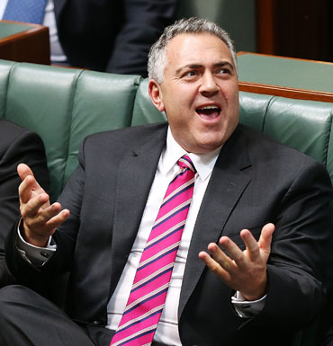 Treasurer Joe Hockey is unimpressed with the criticism towards his budget.