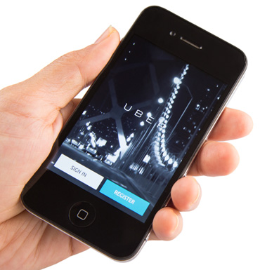 Uber can reportedly access your phone book. Shutterstock