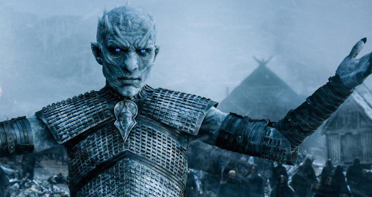The Night's King is creepy and powerful.