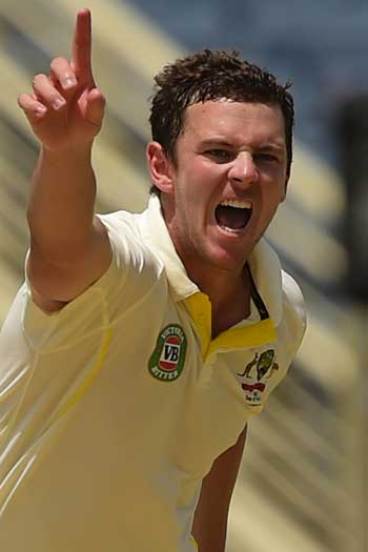 Undroppable: Josh Hazlewood was outstanding in the West Indies. Photo: Getty