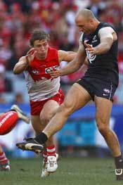 Judd's third-quarter against the Swans will live long in the memory. Photo: Getty