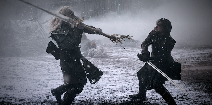 Now Samwell Tarly isn't the only crow who's killed a White Walker.