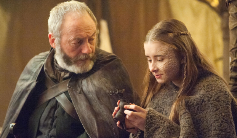 Ser Davos was able to give Shireen a parting gift before she met her horrible fate.