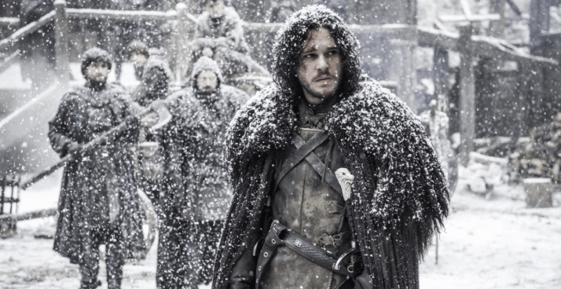 Jon Snow welcomed the Wildlings through the gates of Castle Black.
