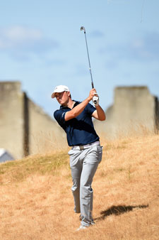 The course has caused problems for many, but Jordan Spieth has coped well. Photo: Getty
