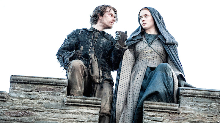 Is Theon finally pulling himself together to save Sansa?