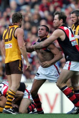 Good mates off the field but rivals on it: Murphy squares up to Beaumont. Photo: Getty