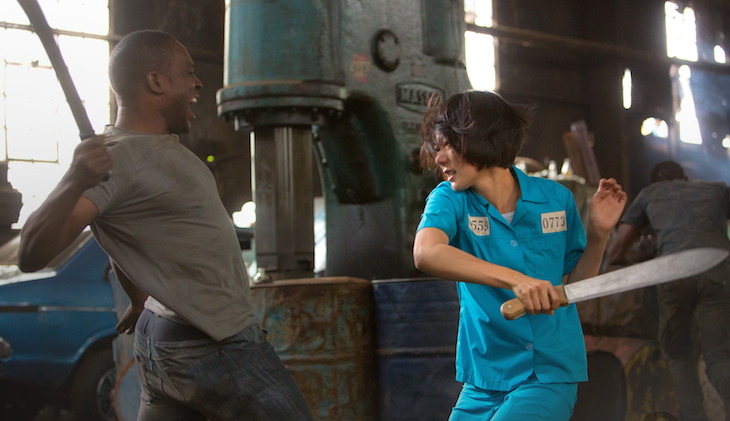 Doona Bae (right) plays a South Korean kickboxer. Photo: Netflix