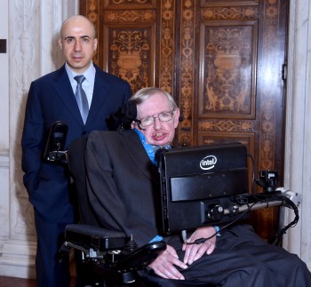Stephen Hawking Yuri Milner.