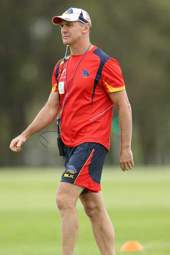 Mark Ricciuto was convinced he had found the Crows' next premiership coach. Photo: Getty