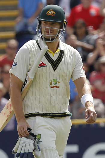 Shane Watson failed twice in Cardiff. Photo: Getty
