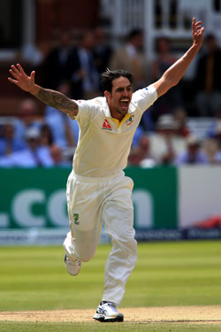 Mitchell Johnson was back to his best. Photo: AAP
