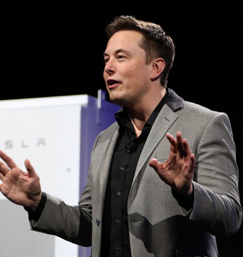 Elon Musk announced huge forward orders for his range of lithium-ion batteries.