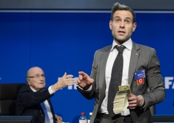 sepp blatter prank cash