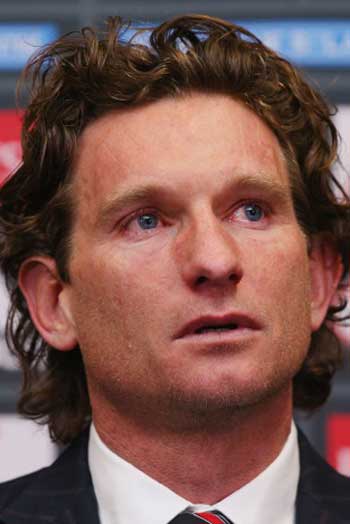 Hird was emotional when announcing his resignation on Tuesday. Photo: Getty