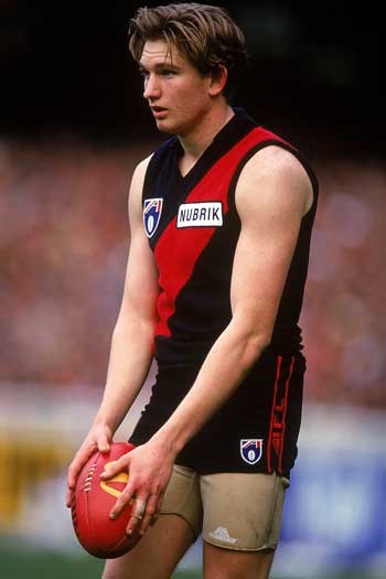 James Hird during the 1993 season, when he won his first premiership. Photo: Getty