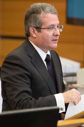 Senior counsel assisting the commission, Mr Jeremy Stoljar. Photo: AAP