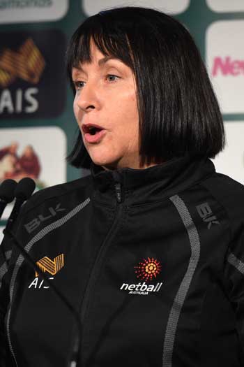 Diamonds coach Lisa Alexander. Photo: AAP