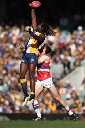 Nic Naitanui is unlikely to play for the Eagles. Photo: Getty