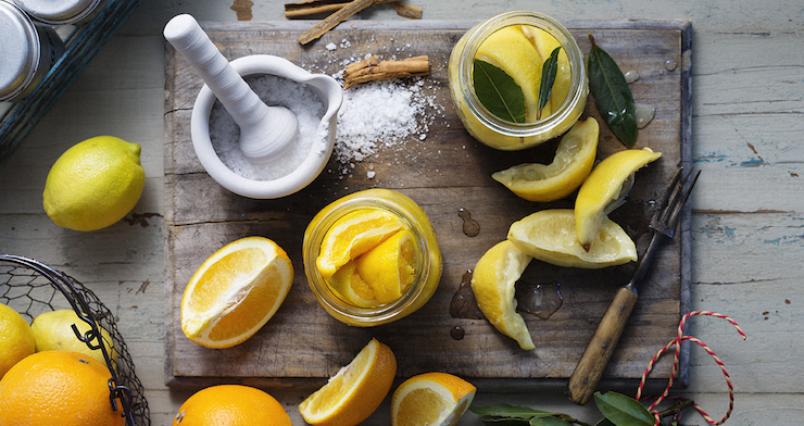 Salting citrus fruit is an excellent way to preserve them.