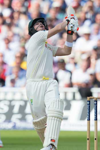 Steve Smith will be looking to bounce back from scores of seven and eight at Edgbaston. Photo: AAP