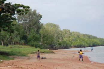 There are rich bauxite stocks around Aurukun. Photo: ABC