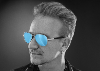 U2 frontman Bono, who has glaucoma, is a big advocate of sunnies. Photo: Revo