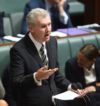Manager of Opposition business Tony Burke said the commissioner had revealed deep bias.