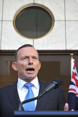 PM Tony Abbott faces a battle to keep his leadership. Photo: AAP