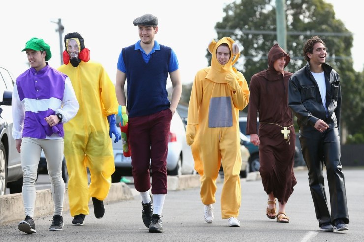 Players get in the swing of things.