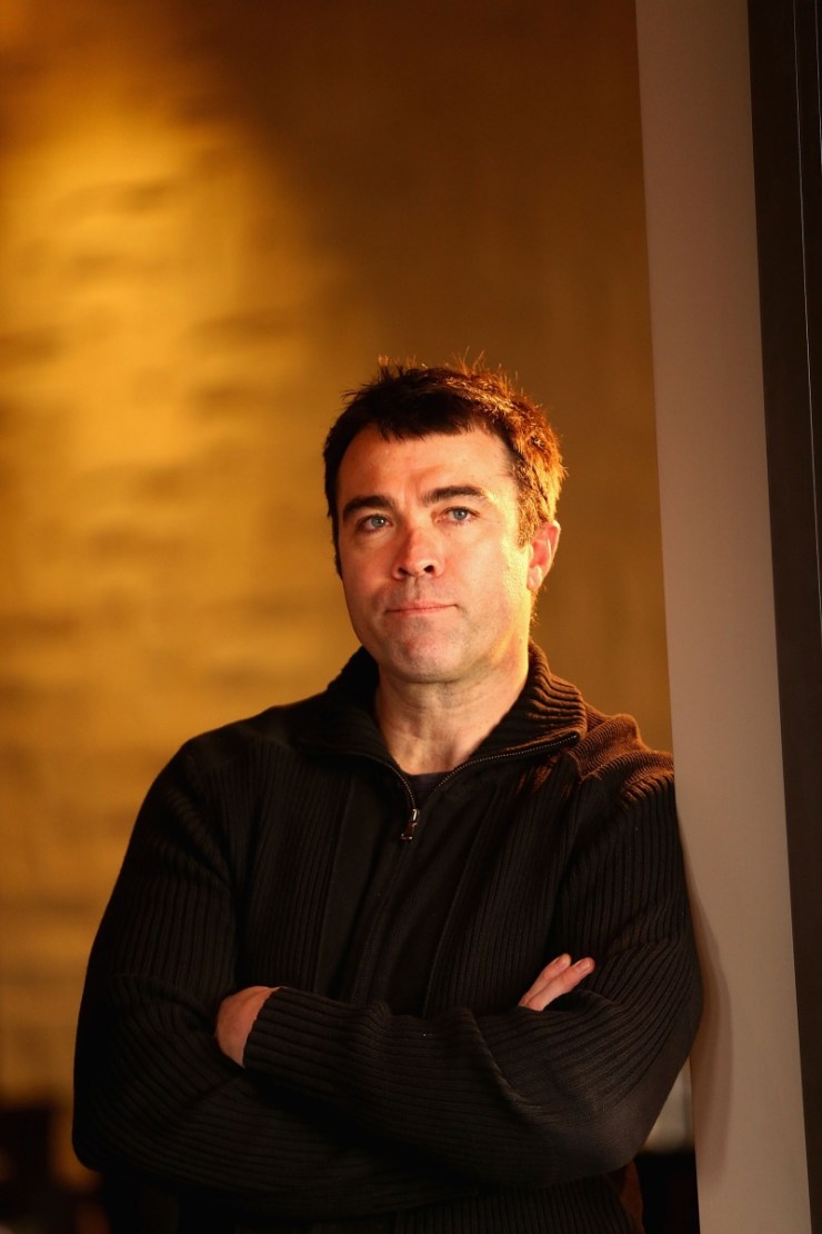 Chris Scott doing his best not to have any fun.