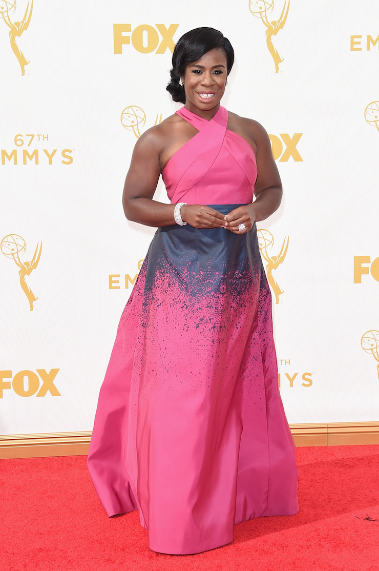 'Orange is the new Black' star Uzo Aduba aka 'Crazy Eyes'.
