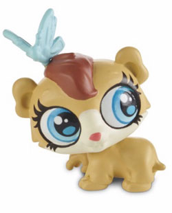 The 'Harris Faulkner' guinea pig figuring is part of the Littlest Pet Shop collection. Photo: Hasbro