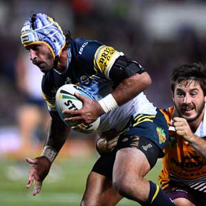 The Cowboys were too slick for the Broncos back in May. Photo: Getty