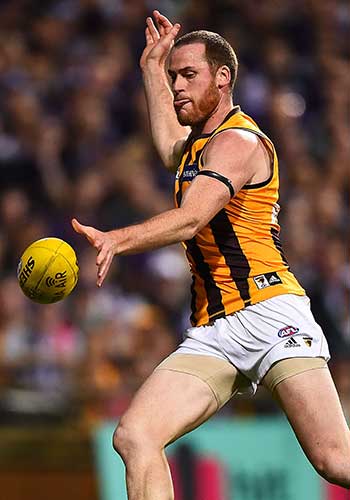 Jarryd Roughead looked to getting back in form against Fremantle. Photo: Getty