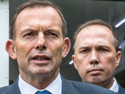 Mr Dutton was a close ally of Tony Abbott. Photo: AAP