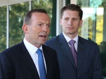 tony abbott and andrew hastie