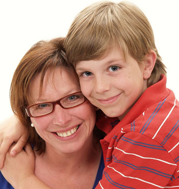 Rosie and her son Luke.