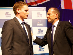 Tony Abbott expects a "blitz" from Labor in the final weeks of the Canning by-election race. Photo: AAP