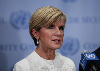 Julie Bishop is in New York for a UN summit. Photo: Getty