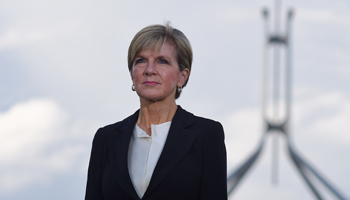 Ms Bishop said she took no pleasure in her role in the showdown. Photo: AAP