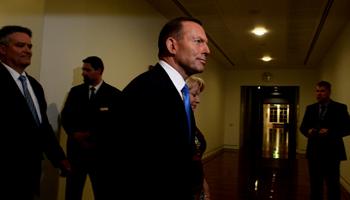 Tony Abbott has not been seen publicly since he was deposed. Photo: AAP