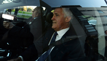 Mr Turnbull will not assume the prime ministership until sworn in by the governor-general. Photo: AAP