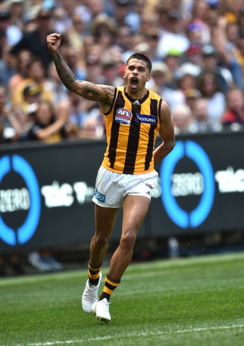 Bradley Hill's goal caused Eagles heads to drop nearing quarter time. Photo: Getty